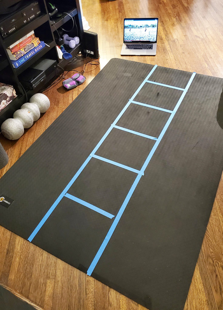 Volleyball Agility Training Ladder