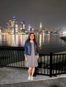 Old Navy Dress-Demin Jacket-Empire State Building
