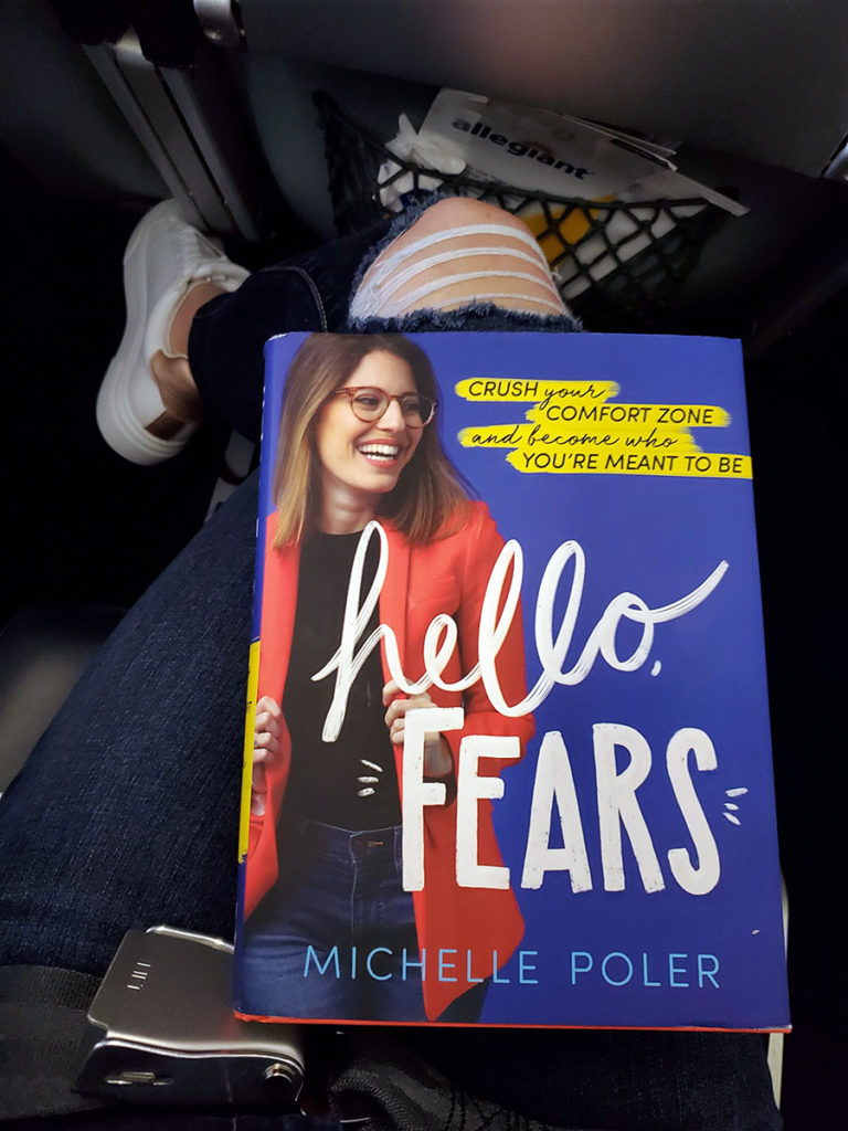 Hello Fears by Michelle Poler Airplane Reading