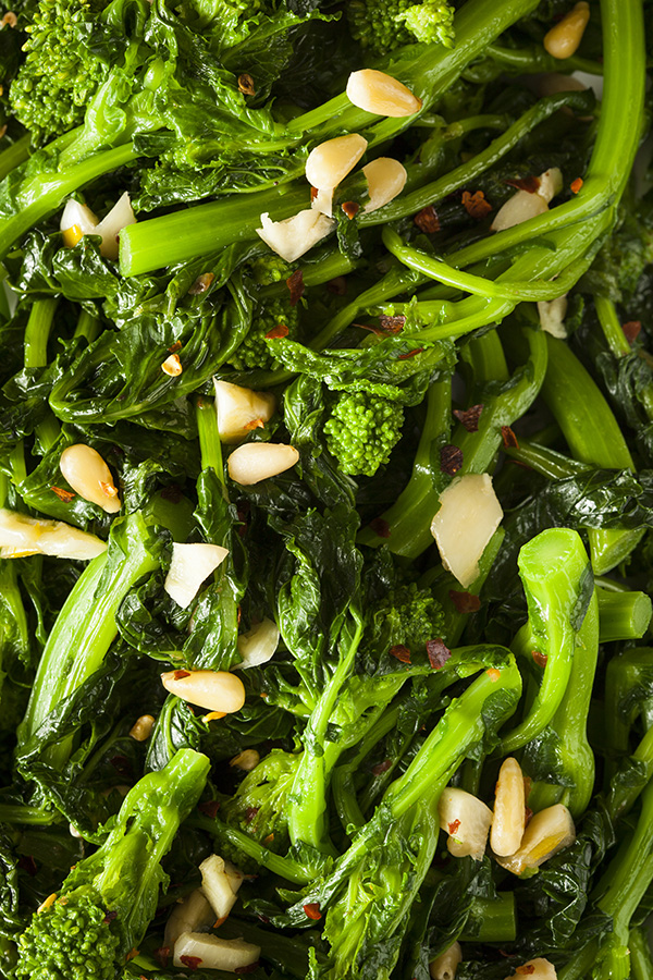 RAPINI IS A HIGH PLANT PROTEIN FOOD