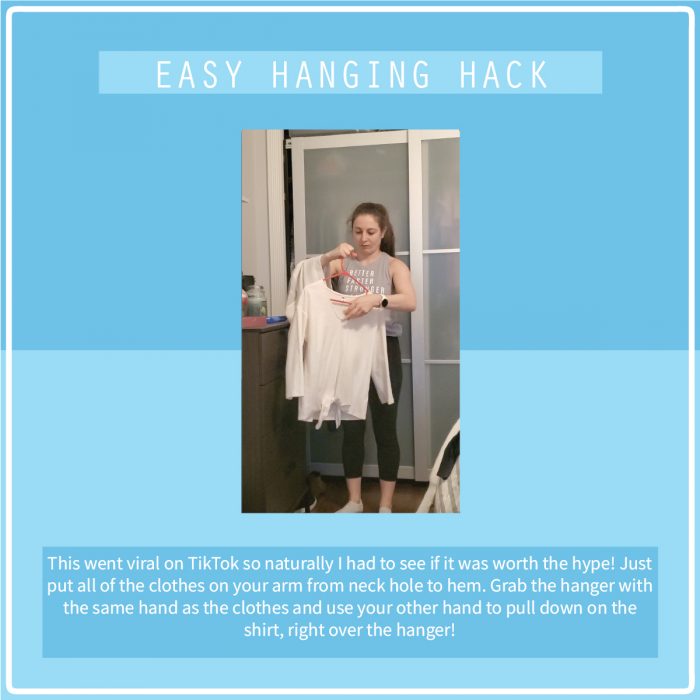 MARCH LIFE HACKS CLOTHES HANGING TRICK