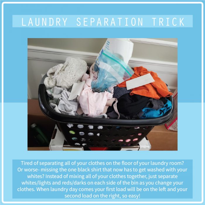 MARCH LIFE HACKS LAUNDRY DAY